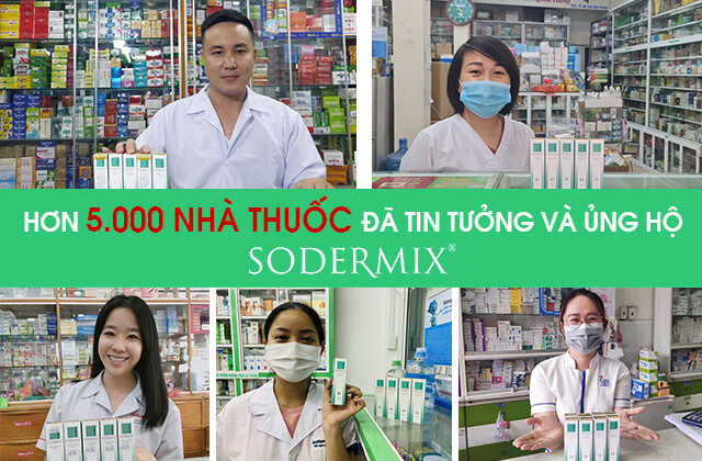 Sodermix - Sản phẩm được hơn 5.000 nhà thuốc tin tưởng và tư vấn cho người bệnh 1