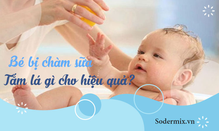 Trẻ bị chàm sữa, tắm lá gì cho hiệu quả?