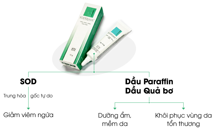 6. Dùng Sodermix chữa chàm môi được không? 2