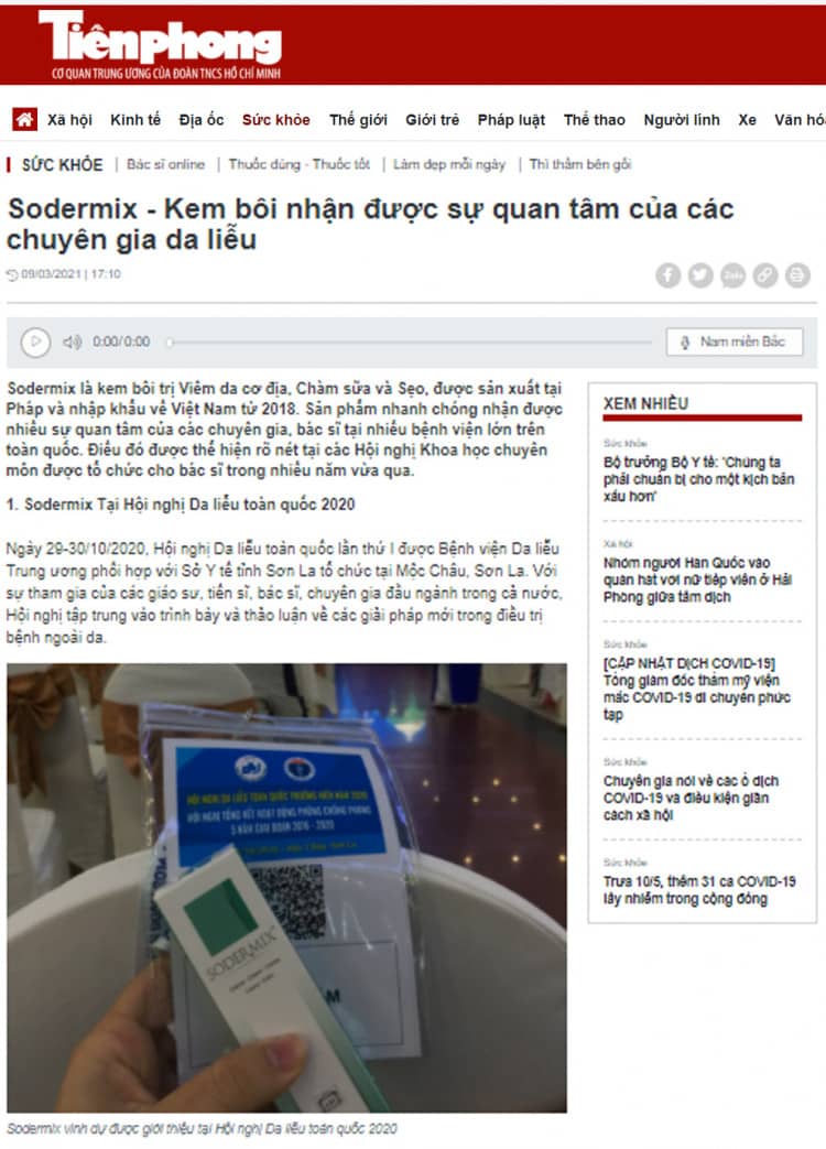 Báo chí nói gì về Sodermix? 2