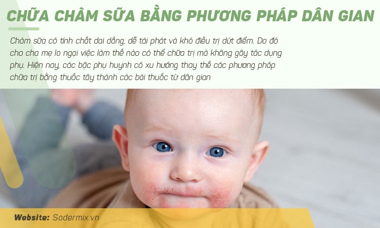 Chữa chàm sữa bằng phương pháp dân gian