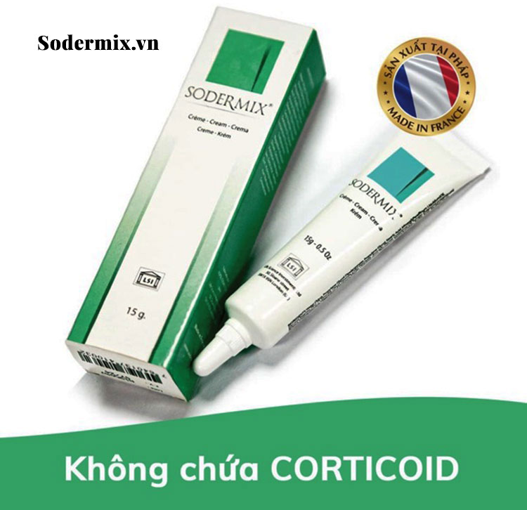 Sodermix Cream - kem trị sẹo lồi lâu năm hiệu quả, không chứa Corticoid 1