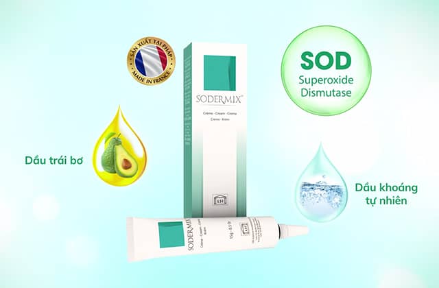 Dùng kem bôi trị sẹo Sodermix 3