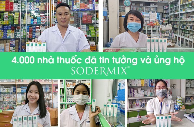 4.000 nhà thuốc, quầy thuốc trên toàn quốc đang tin dùng Sodermix cho người viêm da cơ địa 1