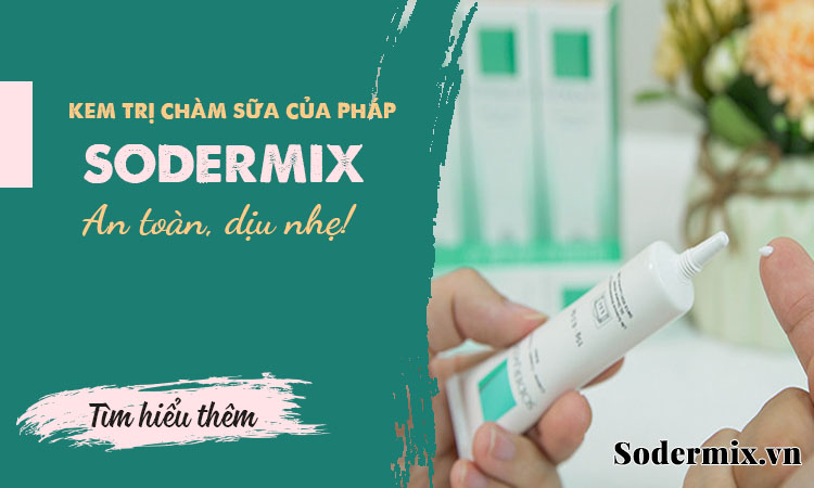 Sodermix - kem trị chàm sữa của Pháp an toàn cho bé!