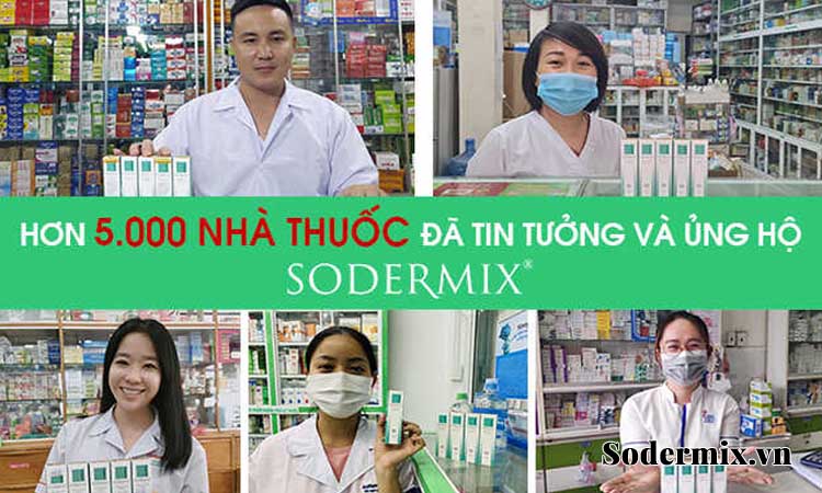 Sodermix - Sản phẩm được hơn 5.000 nhà thuốc tin tưởng và tư vấn cho người bệnh 1