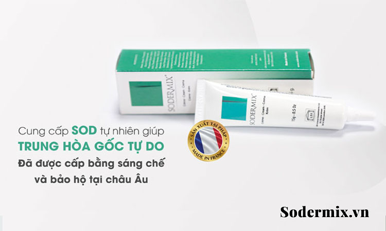 Sodermix - Kem trị sẹo lồi ở đầu gối được tin dùng nhất hiện nay 1